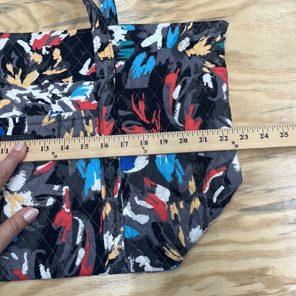 Vera Bradley X- Large Zip TOTE SPLASH FLORAL Shoulder Bag Trolly Slip Carry On - Picture 11 of 16